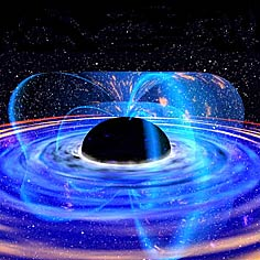 श्याम वीवर द्वारा गैस के निगलने से एक्रेरीशन डीस्क का निर्माण तथा एक्स रे का उत्सर्जन