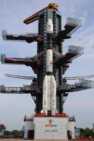 GSLV D5 प्रक्षेपण स्थल परGSLV D5 प्रक्षेपण स्थल पर