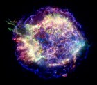A supernova remnant believed to be the remains of a massive star that exploded over 300 years ago.