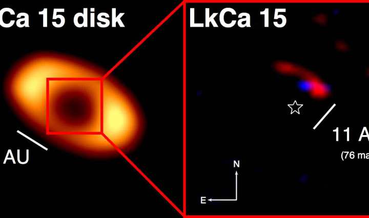 LkCa-15-b नवजात ग्रह