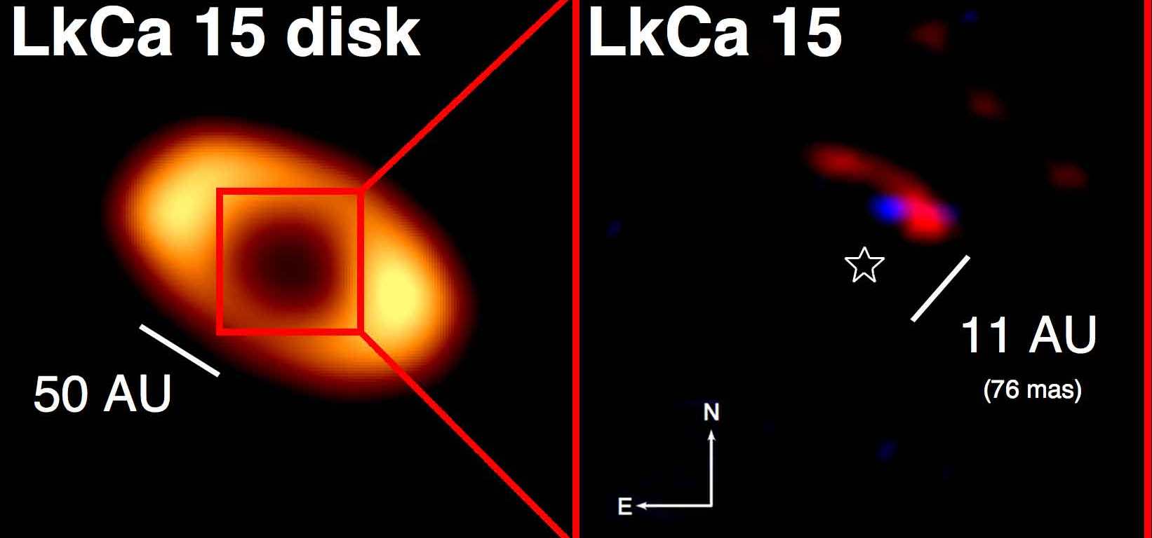 LkCa-15-b नवजात ग्रह