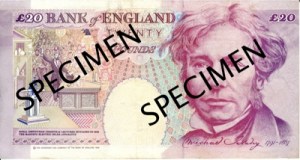 माइकल फ़ैराडे(Michael Faraday) ब्रिटिश पौंड