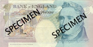 जार्ज स्टीफ़न्सन(George Stephenson) ब्रिटिश पौंड