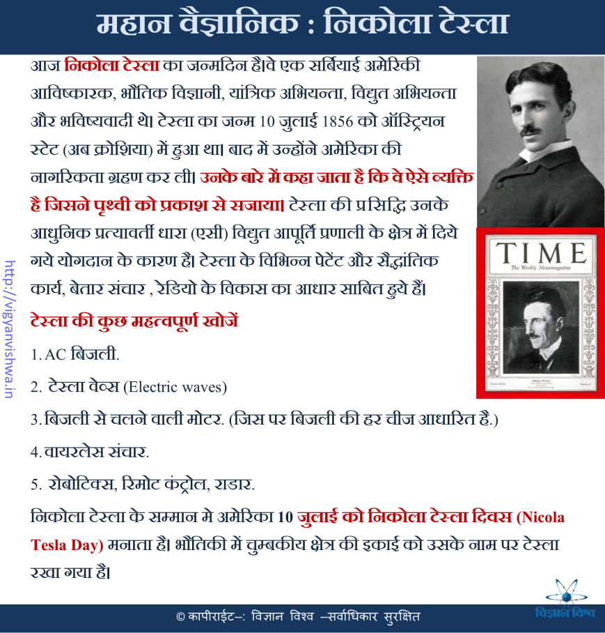 निकोला टेस्ला(Nikola Tesla)