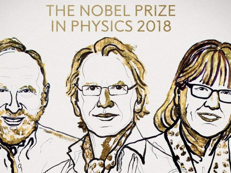 2018 भौतिकी नोबेल पुरस्कार : आर्थर एश्किन(Arthur Ashkin) के साथ गेराड मौरौ (Gérard Mourou)तथा डोना स्ट्रिकलैंड(Donna Strickland)