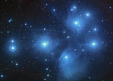 कृतिका तारापुंज(The Pleiades)