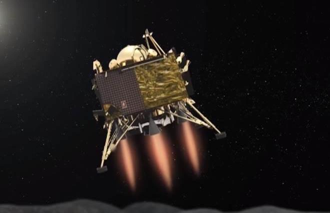 विक्रम लैंडर साफ़्ट लैंडीग