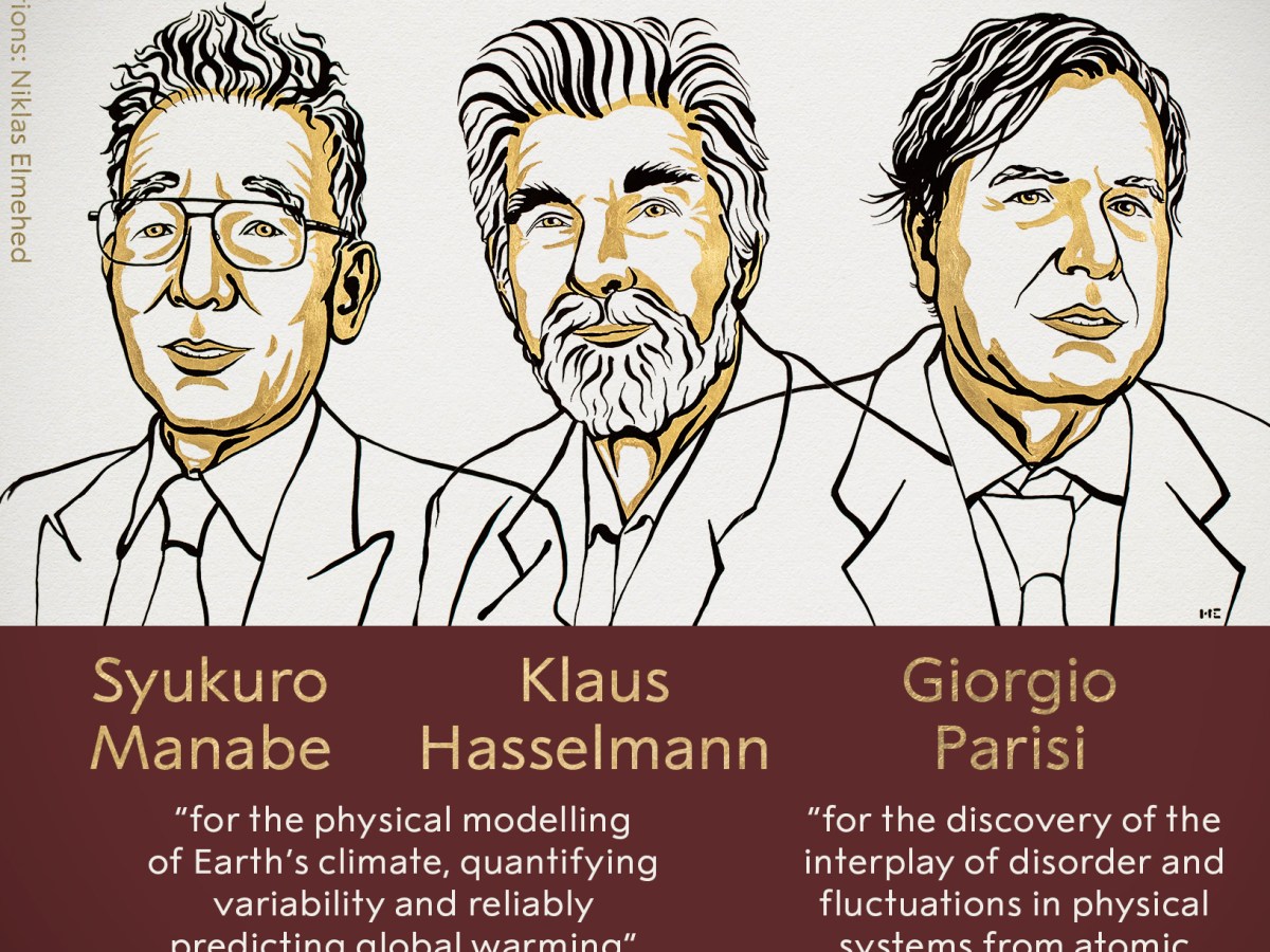 2021 भौतिकी नोबेल पुरस्कार : सुकोरो मनाबे , क्लाउस हैसलमेन तथा जिओर्जिओ परीसी